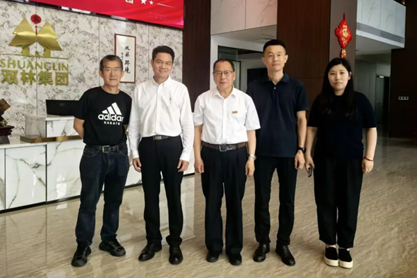 中国塑协王占杰理事长等领导赴杭州明日控股、双林环境调研工作