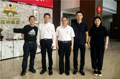中国塑协王占杰理事长等领导赴杭州明日控股、双林环境调研工作
